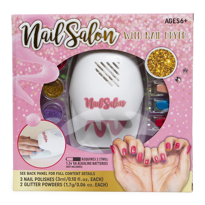 nail salon kit with dryer