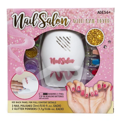 nail salon kit with dryer
