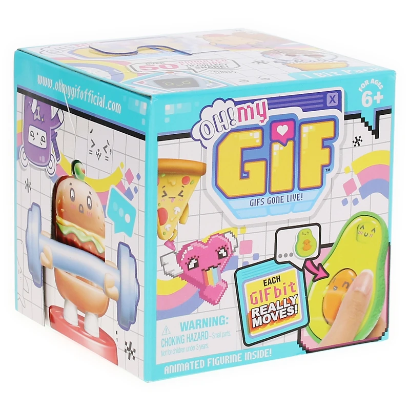 Oh! My Gif™ Gifbit Animated Figure 1-Bit Pack Blind Bag
