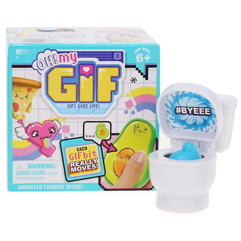 Oh! My Gif™ Gifbit Animated Figure 1-Bit Pack Blind Bag