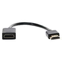 Hdmi Adapter 6in Male-To-Female Extension Cable