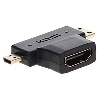 2-in-1 Micro/Mini Hdmi To Hdmi Adaptor
