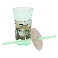 Star Wars The Mandalorian Cold Drink Tumbler with Lid & Straw 14oz