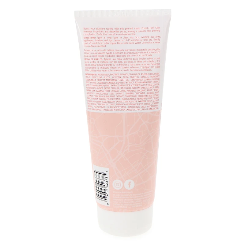 Freeman® French Pink Clay Peel-Off Mask 6oz
