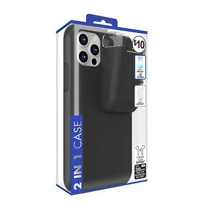 Iphone 12®/Iphone 12 Pro® 2-in-1 Phone Case & Airpods® Charger