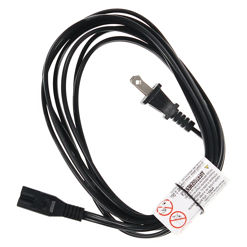 Universal Replacement Polarized 2-Slot Ac Power Cord 10ft