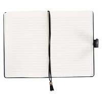 suede journal with snap closure & bookmark