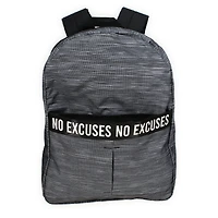 Space Dye Backpack With Quotes 16in