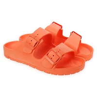 Ladies Eva Double Buckle Sandals