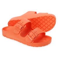 Ladies Eva Double Buckle Sandals