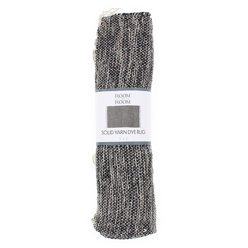 Solid Yarn Dye Rug 3ft X 5ft