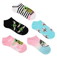 Ladies The Mandalorian™ No-Show Ankle Socks 5-Pack