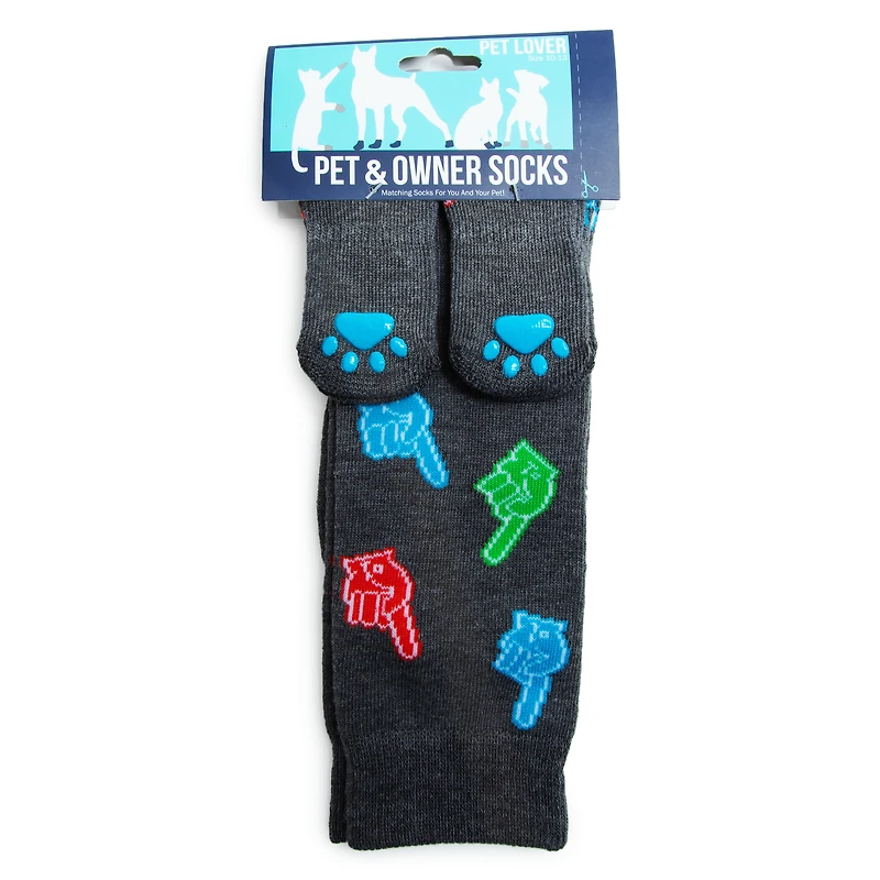 Funny Pet & Owner Socks Matching Set