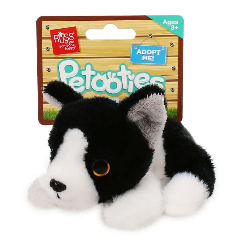 Russ® Petooties™ Pets - Boston Terrier Dog Stuffed Animal 5in