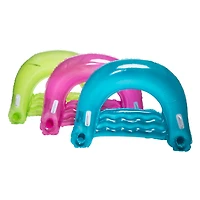 inflatable chair, pool lounger, float, chair with cup holders, lounge toy, raft, holder, supplies