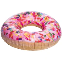frosted donut inflatable inner tube pool float 40in