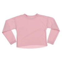 Juniors Cropped Sweatshirt - Pink