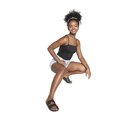 Juniors Bungee Strap Bodysuit - Black