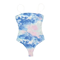 Juniors Bungee Strap Bodysuit - Tie Dye