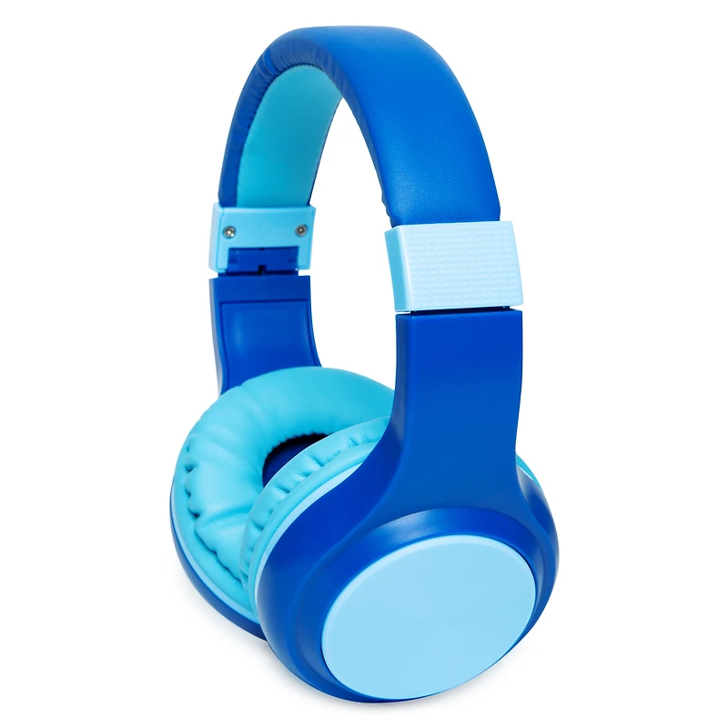 kid-safe 2-in-1 wireless & wired headphones with microphone