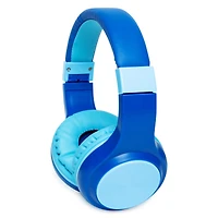 kid-safe 2-in-1 wireless & wired headphones with microphone