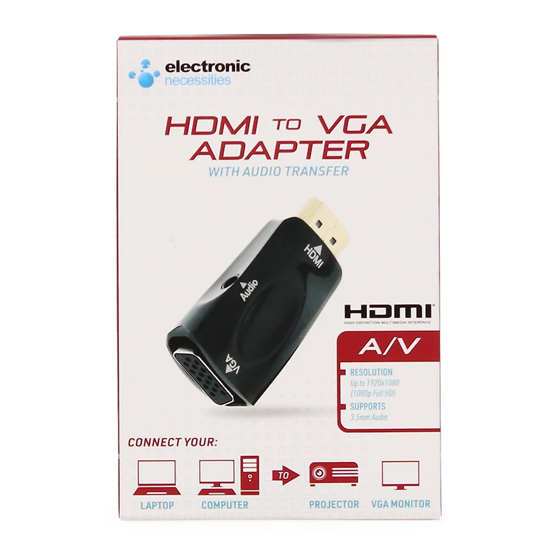 Hdmi To Vga Adapter With Audio Transfer