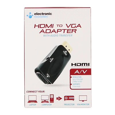 Hdmi To Vga Adapter With Audio Transfer