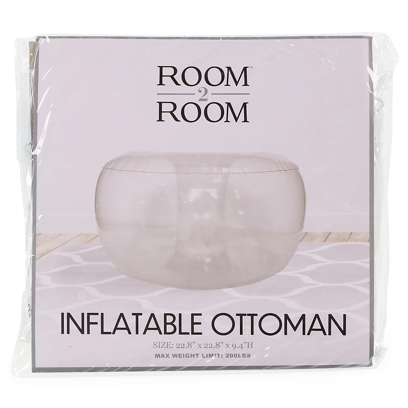 inflatable Ottoman 22.8in x 9.4in