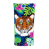 Tiger Beach Towel 30in X 60in