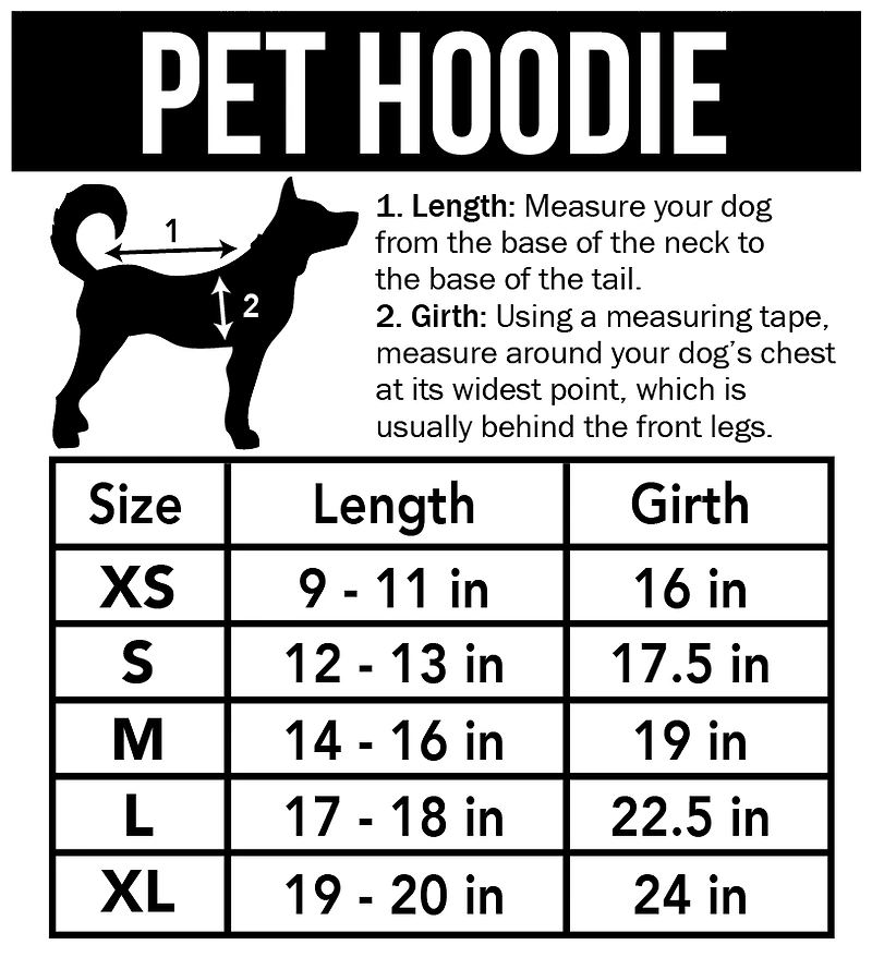 Pet Hoodie - Hope, Love, Belly Rubs