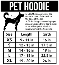 Pet Hoodie - Hope, Love, Belly Rubs