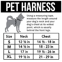 summer pet harness - rainbow