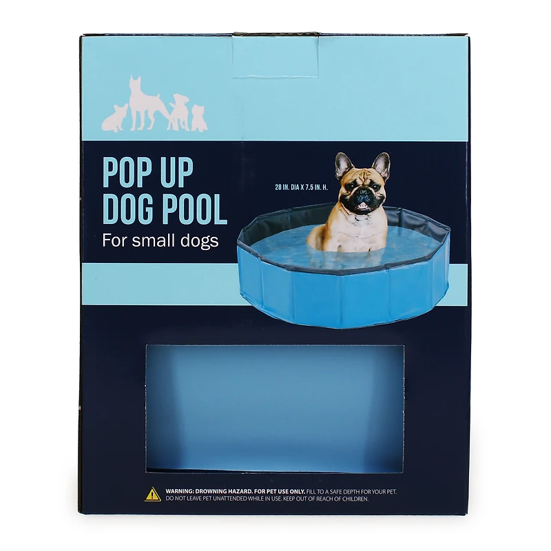 Pop-Up Dog Pool For Small Dogs 28in
