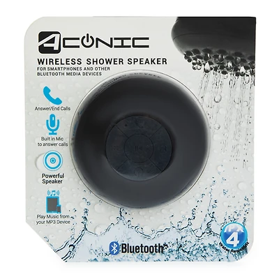 Wireless Bluetooth® Shower Speaker W/ Mic