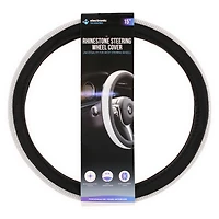 Rhinestone Steering Wheel Cover 15in/Universal Fit