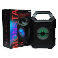 monsta bluetooth LED boombox speaker & FM radio