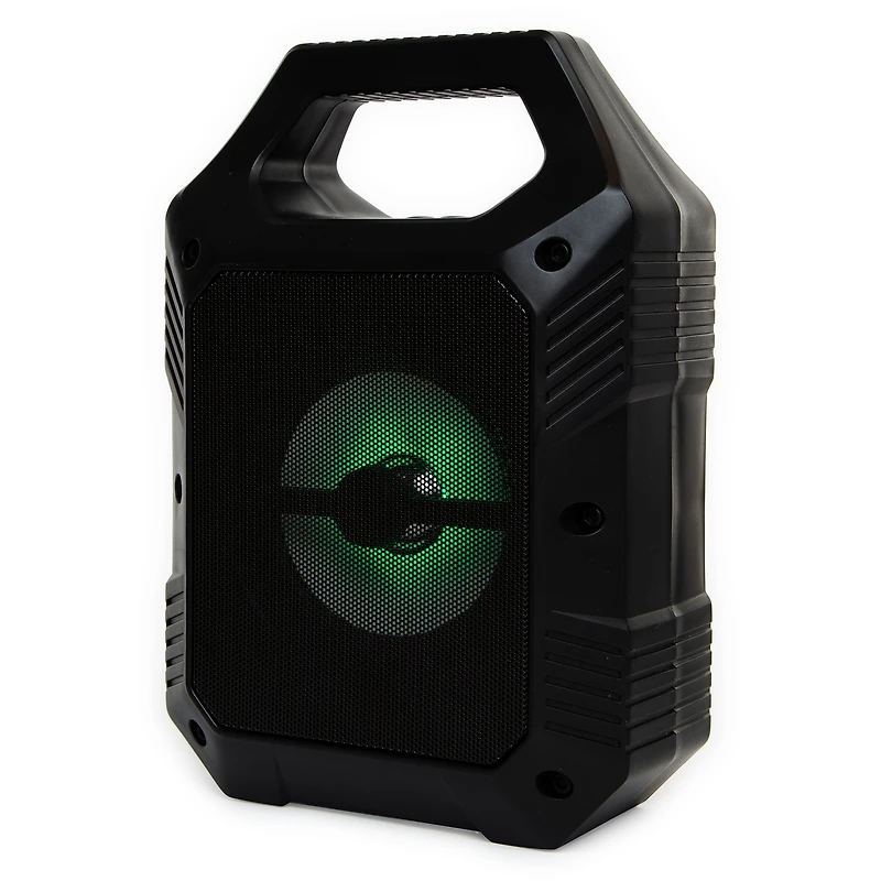 monsta bluetooth LED boombox speaker & FM radio