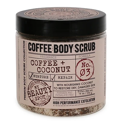Coffee & Coconut Premium Body Scrub 19oz