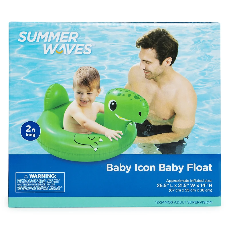 Baby Pool Float W/ Animal Icon