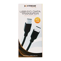6ft Usb Cable, Male To Male