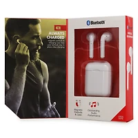 Soundpods Bluetooth® Earbuds With Mic & Wireless Charging Case