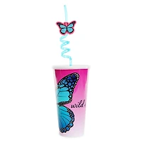 summer stadium sipper with lid & straw 32oz