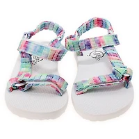 ladies river shoe active sandals - tie dye straps