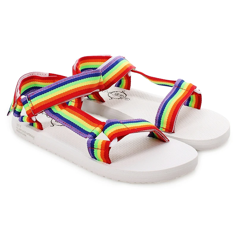 Ladies River Shoe Active Sandals - Rainbow Straps