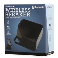 Water-Resistant Bluetooth® Speaker W/ Phone Mount