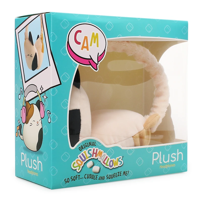 squishmallows™ plush headphones, aux-in