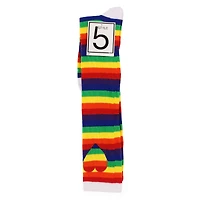 Juniors Rainbow Striped Knee Socks