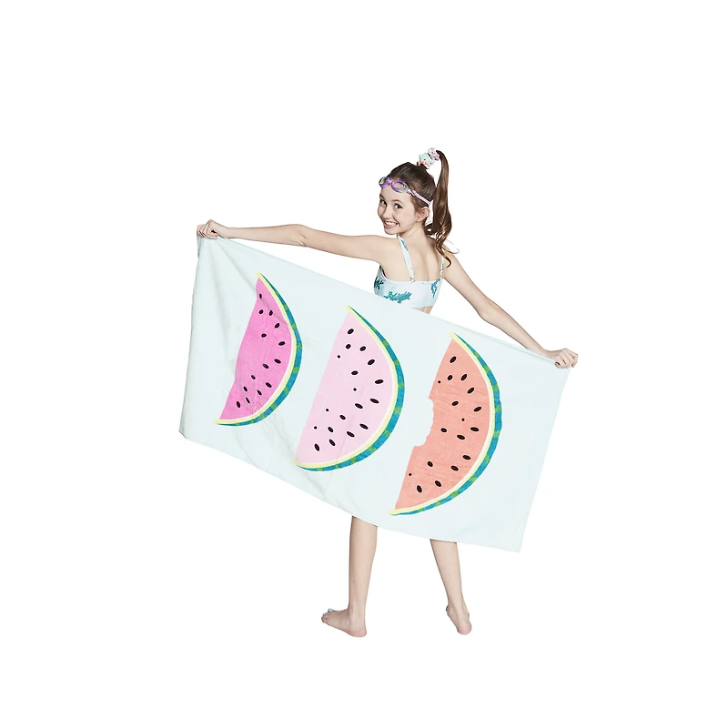 Mint Watermelon Beach Towel 30in X 60in