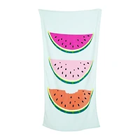 Mint Watermelon Beach Towel 30in X 60in
