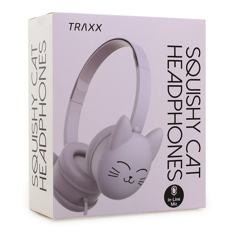 Squishy Critter Wired Headphones With Mic